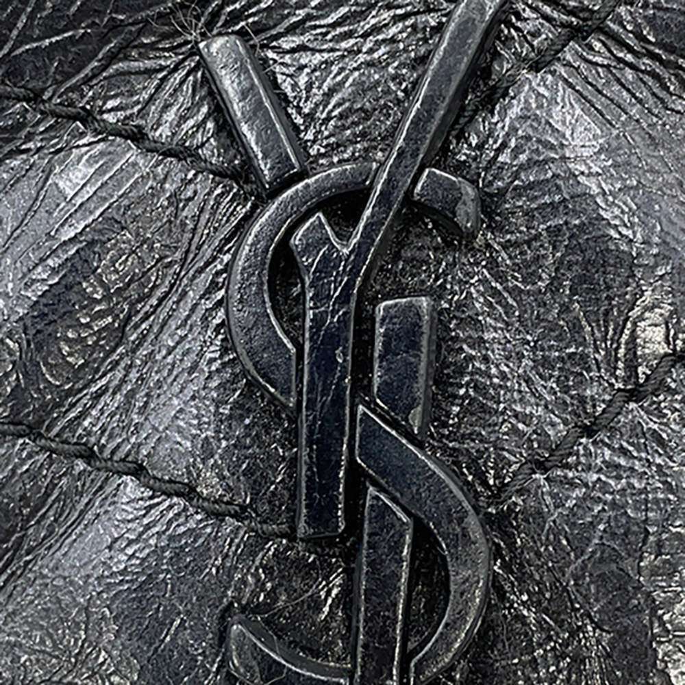 SAINT LAURENT Black Leather Shoulder Bag - Picture 14 of 16